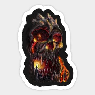 The Legend Of Skull cave Sticker